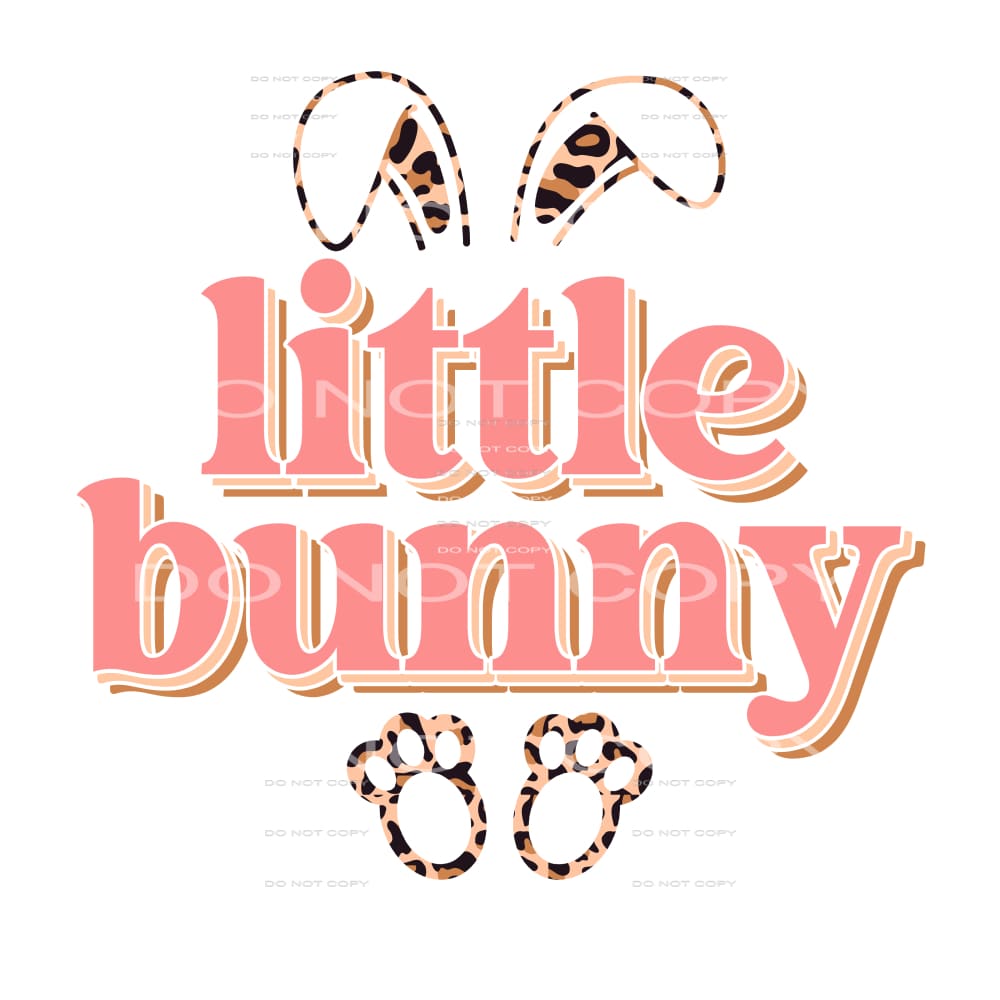 little bunny #4278 Sublimation transfers - Heat Transfer