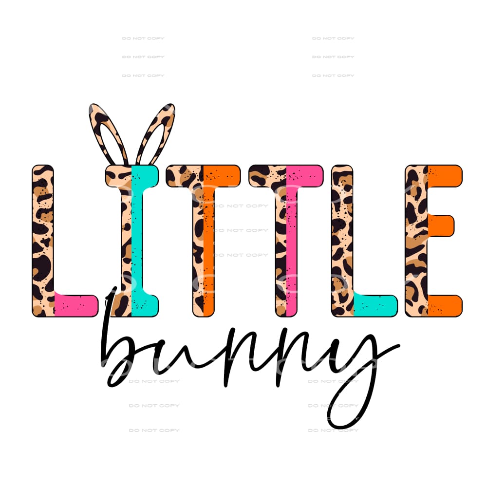 little bunny #4528 Sublimation transfers - Heat Transfer