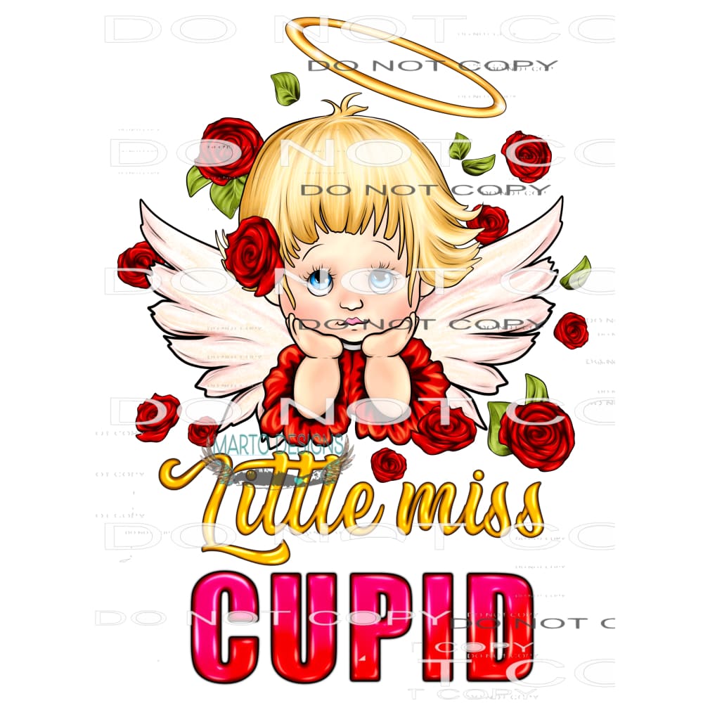 Little Miss Cupid #8748 Sublimation transfers - Heat