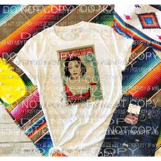 Liz Taylor sublimation transfer Heat Transfer