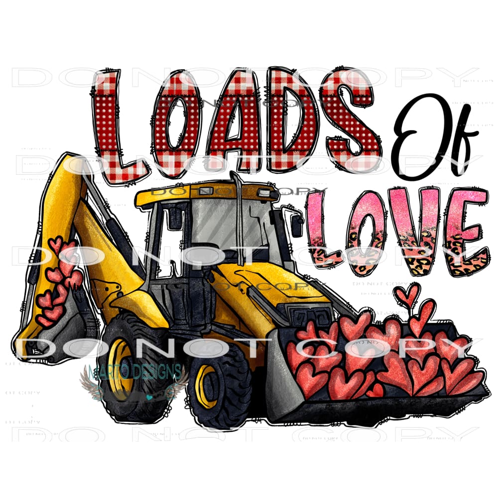 Loads Of Love #9486 Sublimation transfers - Heat Transfer