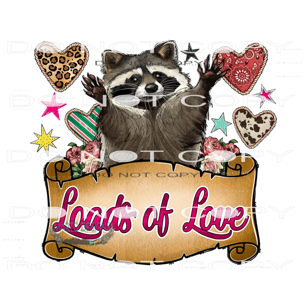 Loads Of Love #9487 Sublimation transfers - Heat Transfer