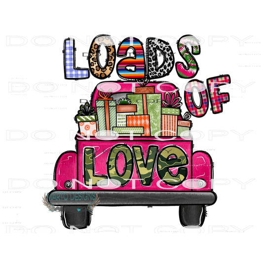 Loads Of Love #9489 Sublimation transfers - Heat Transfer
