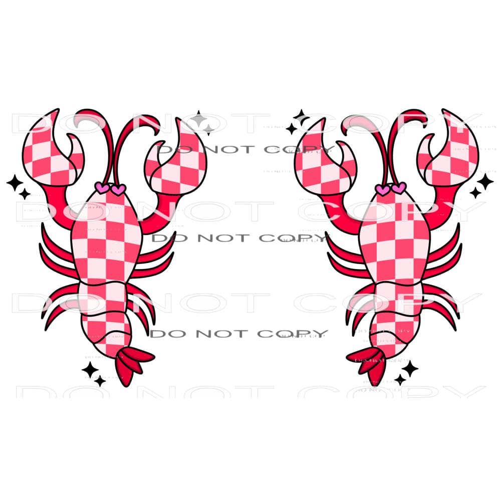 Lobsters #9003 Sublimation transfers - Heat Transfer Graphic