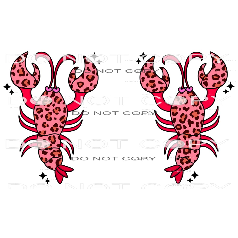 Lobsters #9004 Sublimation transfers - Heat Transfer Graphic