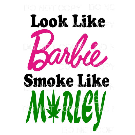 look like barbie marley Sublimation transfers - Heat 