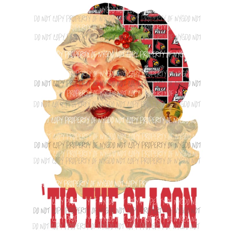 Louisville Santa Sublimation transfers Heat Transfer