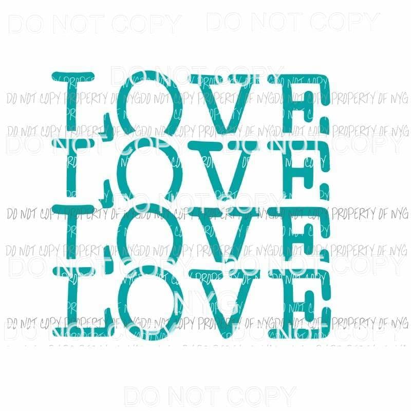 love 10 Sublimation transfers Heat Transfer