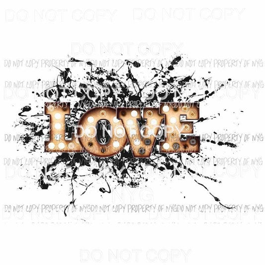Love #23 Sublimation transfers Heat Transfer