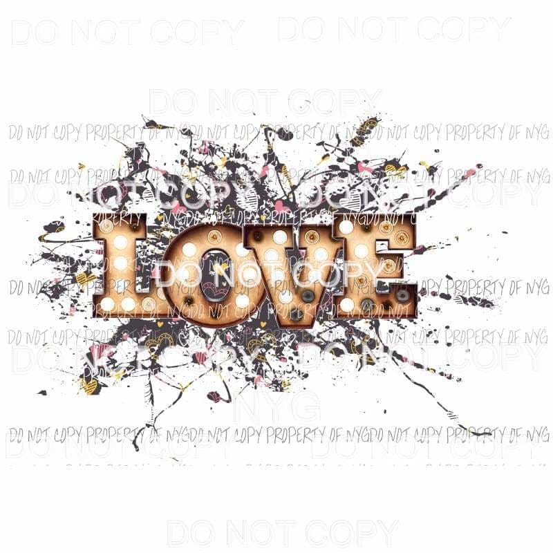 Love #24 Sublimation transfers Heat Transfer