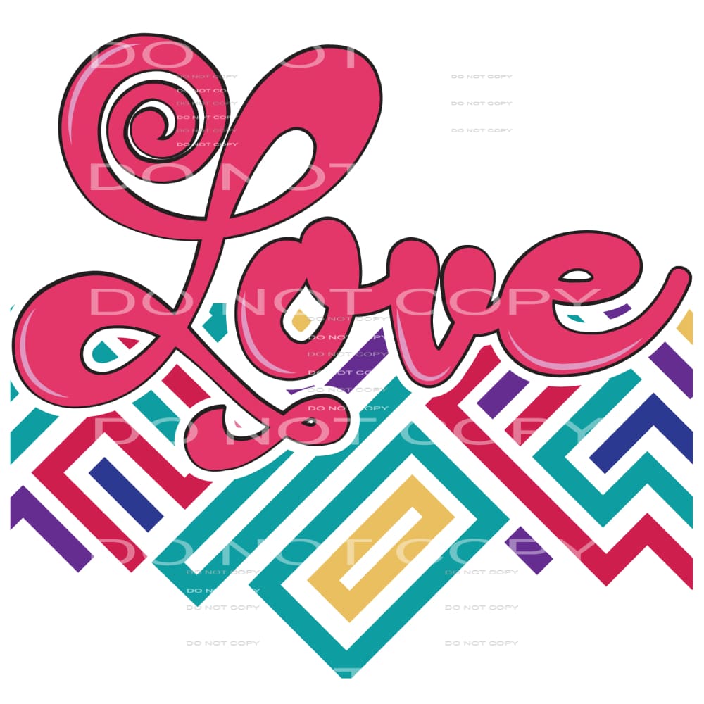 Love #5295 Sublimation transfers - Heat Transfer Graphic Tee