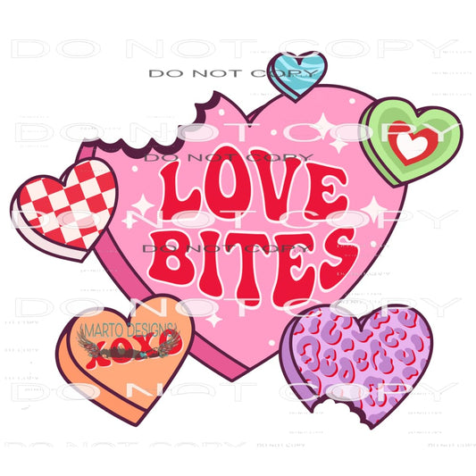Love Bites #8884 Sublimation transfers - Heat Transfer