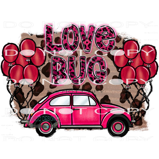 Love Bug #9548 Sublimation transfers - Heat Transfer Graphic