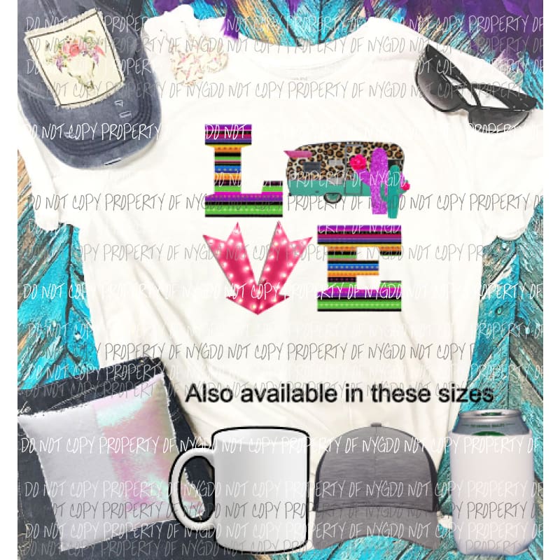 Love Camper Sublimation transfers Heat Transfer