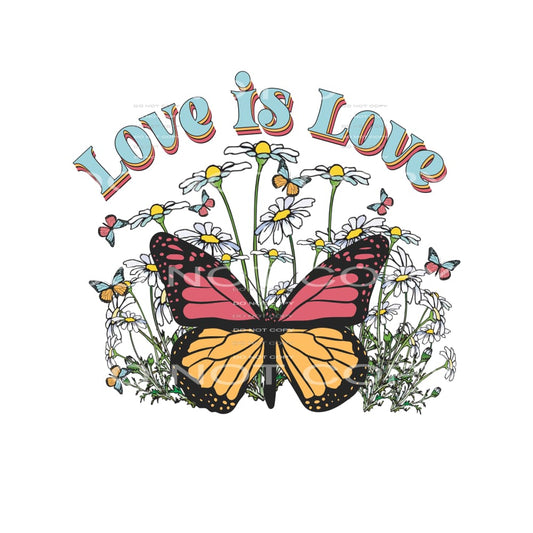 Love Is Love #4845 Sublimation transfers - Heat Transfer