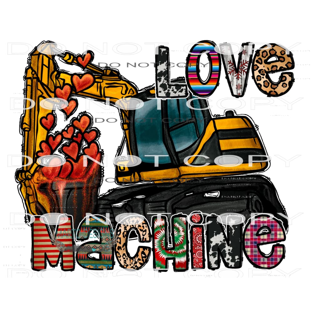 Love Machine #9553 Sublimation transfers - Heat Transfer