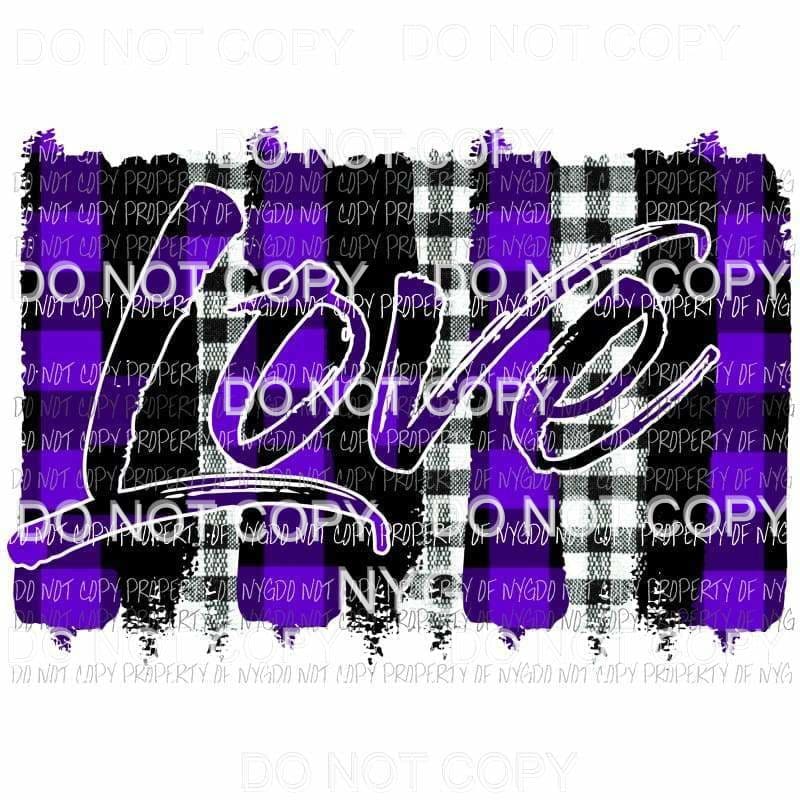 love plaid 14 Sublimation transfers Heat Transfer