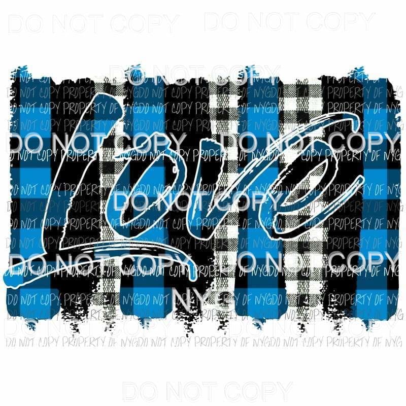 love plaid 17 Sublimation transfers Heat Transfer