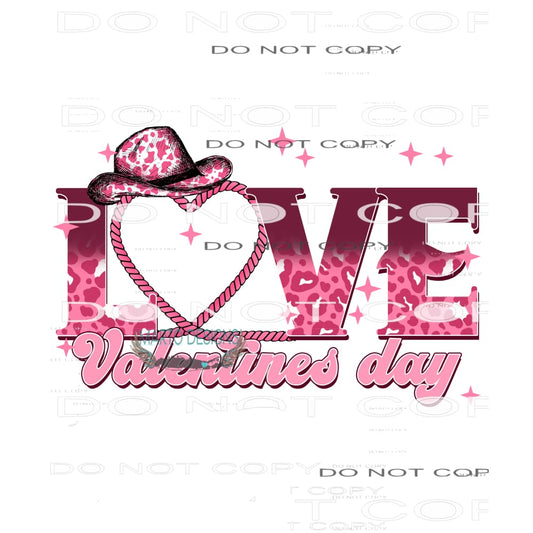 Love Valentine’s Day #9045 Sublimation transfers - Heat