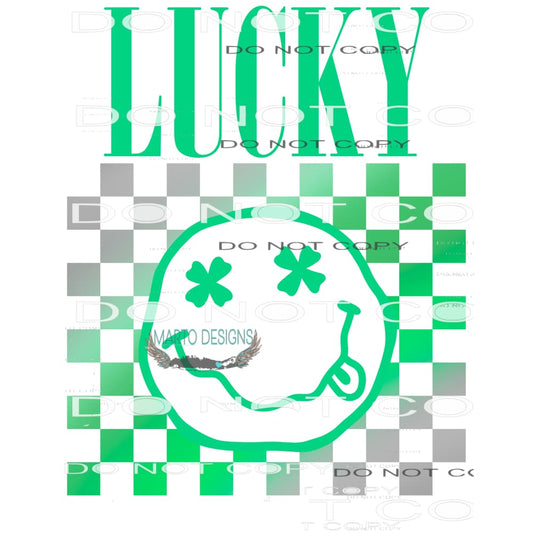 Lucky #8955 Sublimation transfers - Heat Transfer Graphic