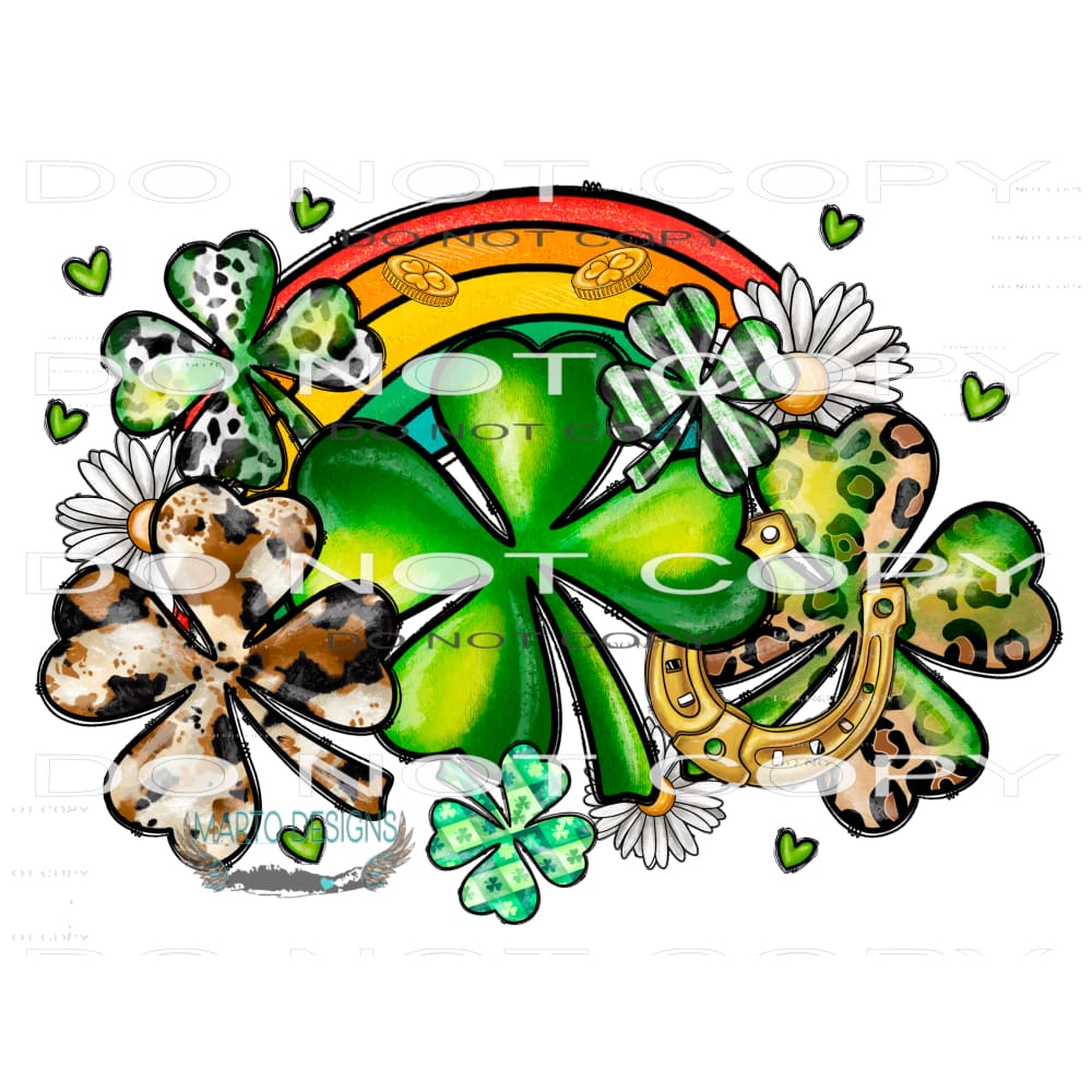 Lucky And Blessed #9705 Sublimation transfers - Heat