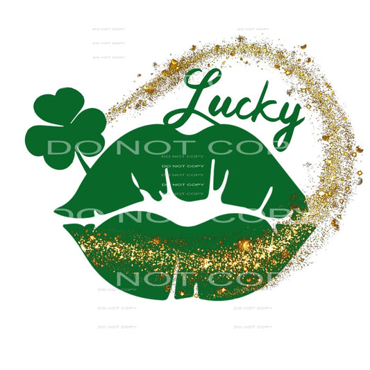 lucky lips #6111 Sublimation transfers - Heat Transfer