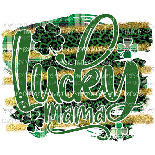 Lucky Mama #2 Sublimation transfers Heat Transfer