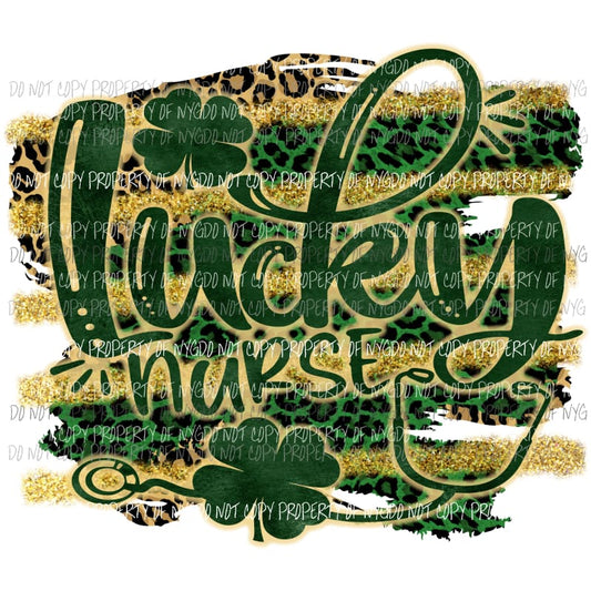 Lucky Nurse #2 Sublimation transfers Heat Transfer
