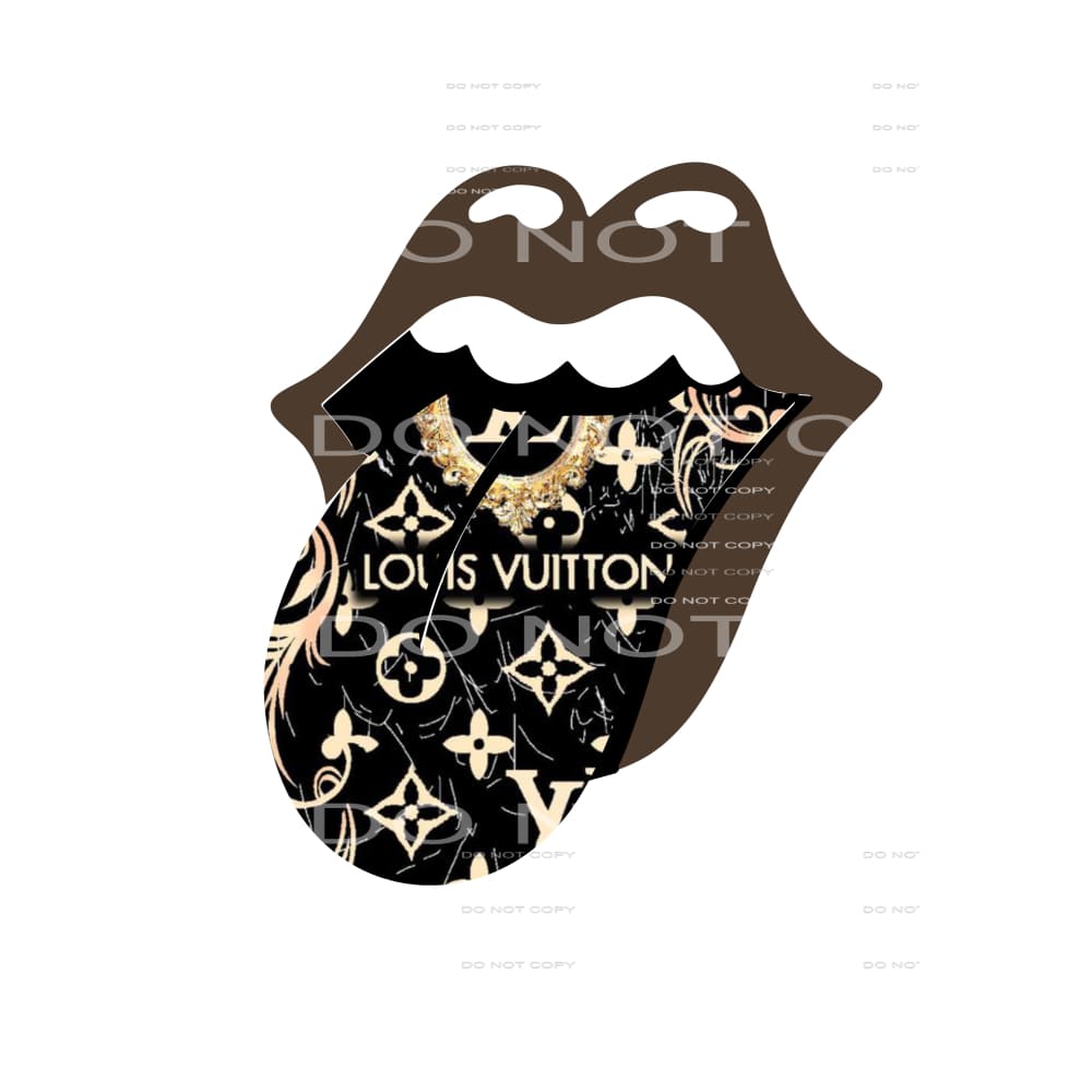 lv gold lips #6101 Sublimation transfers - Heat Transfer