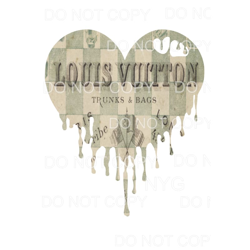 LV HEART # 8222 Sublimation transfers - Heat Transfer