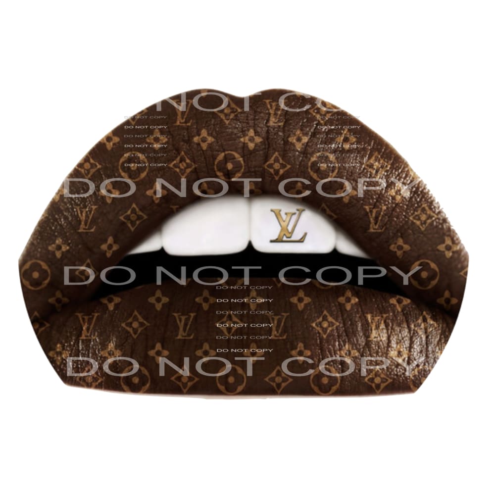 Lv inspired lips # 1334 Sublimation transfers - Heat 