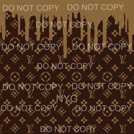 LV Louis Vuitton Drip Sheet #2 Sublimation transfers - 13 x 