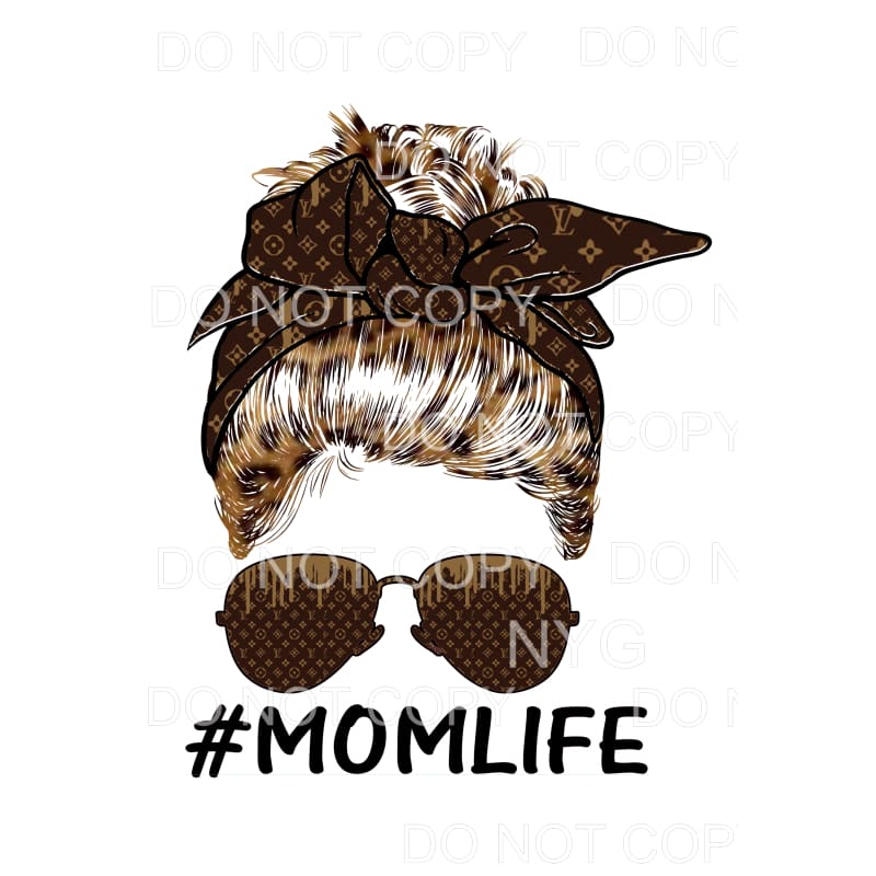LV mom Life # 5 leopard hair Sublimation transfers - Heat 