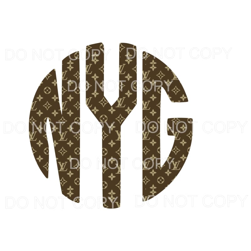 LV monogram letters put letters in notes please Sublimation 