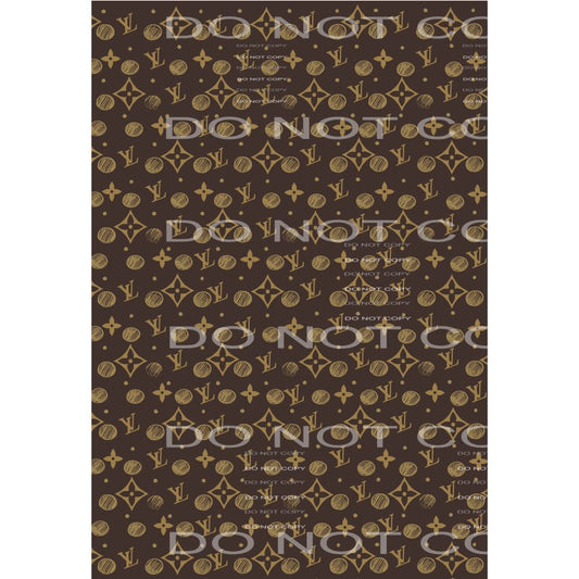 LV sheet # 126 pairs with designs # 124 & 125 Sublimation