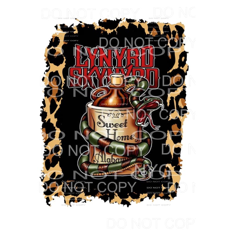Lynyrd Skynyrd # 7 Sublimation transfers - Heat Transfer