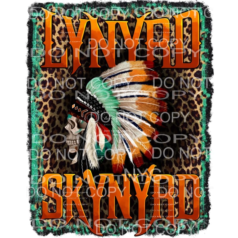 Lynyrd Skynyrd Gypsy Soul Native American Indian Skull 