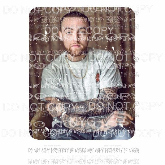 Mac Miller #4 Sublimation transfers Heat Transfer