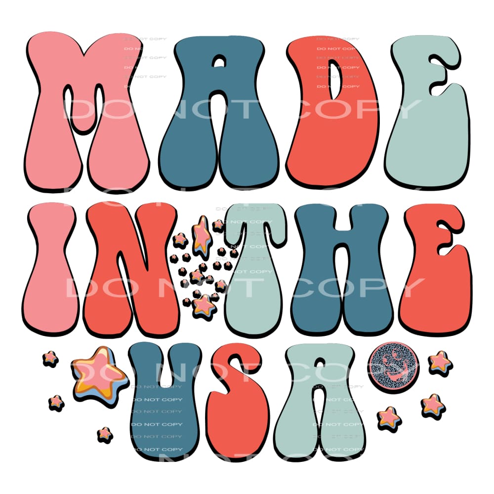 Made In The USA #5400 Sublimation transfers - Heat Transfer