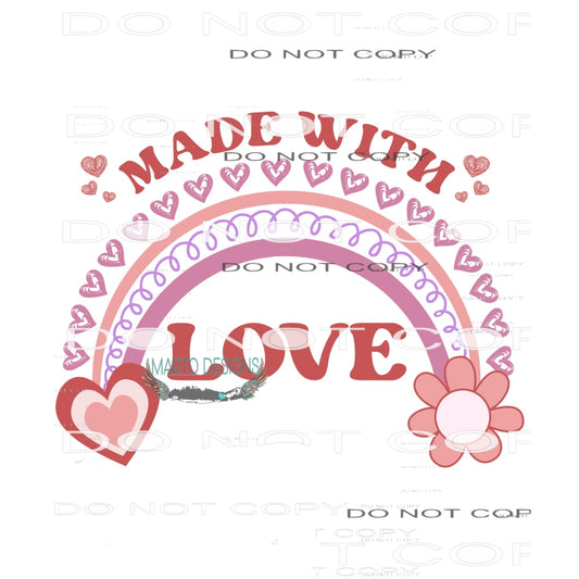 Made Within Love #9077 Sublimation transfers - Heat Transfer