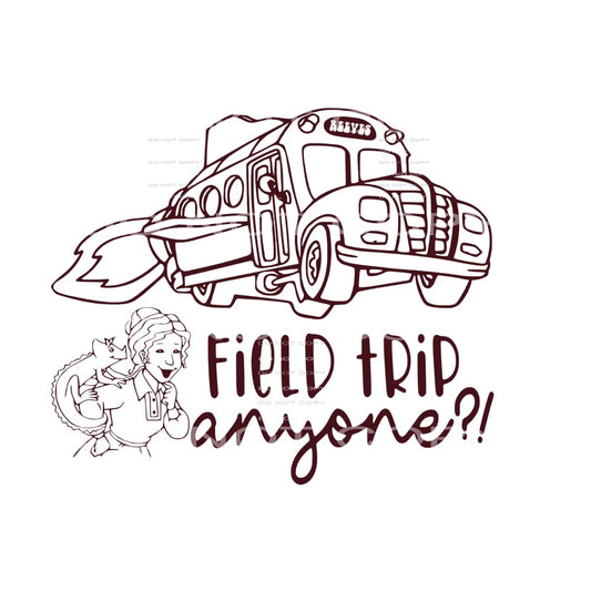 magic bus field trip reeves custom #1198 Sublimation 