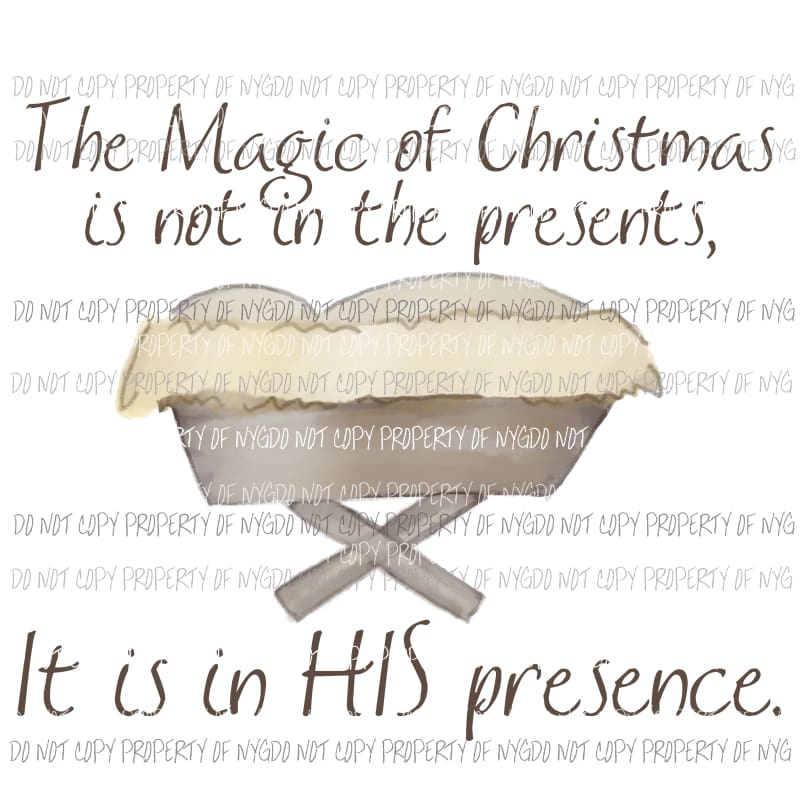 Magic of Christmas Sublimation transfers Heat Transfer