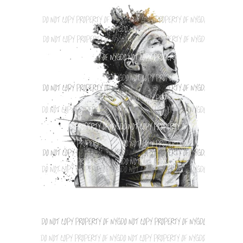 Mahomes 15 quarterback # 3 Kansas City Chiefs super bowl Sublimation transfers superbowl Heat Transfer