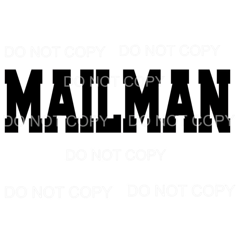 MAILMAN 2 Sublimation transfers - Heat Transfer