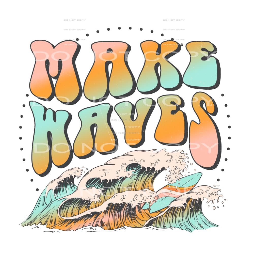 make waves #6539 Sublimation transfers - Heat Transfer