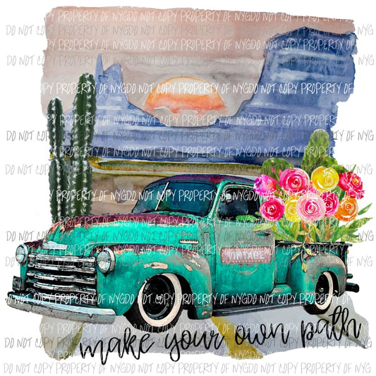 Make your own path Sublimation transfers Heat Transfer