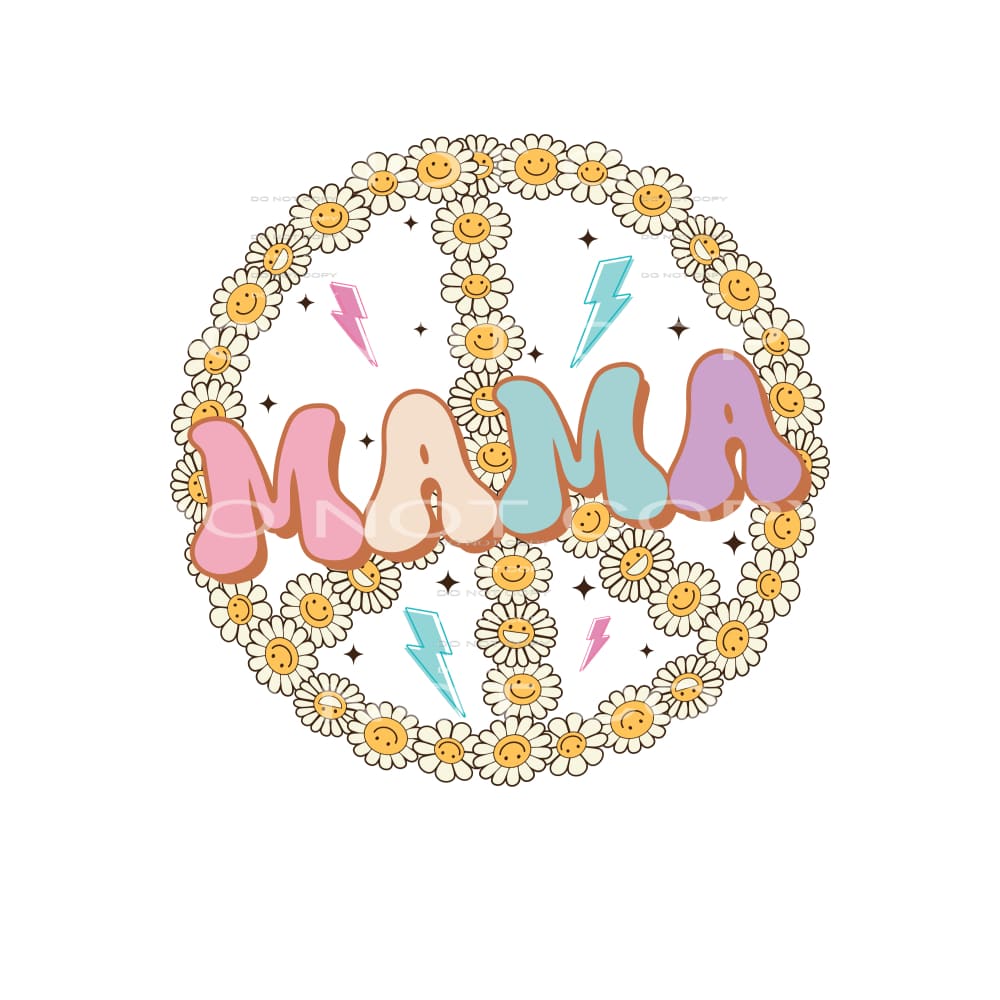 Mama #4790 Sublimation transfers - Heat Transfer Graphic Tee