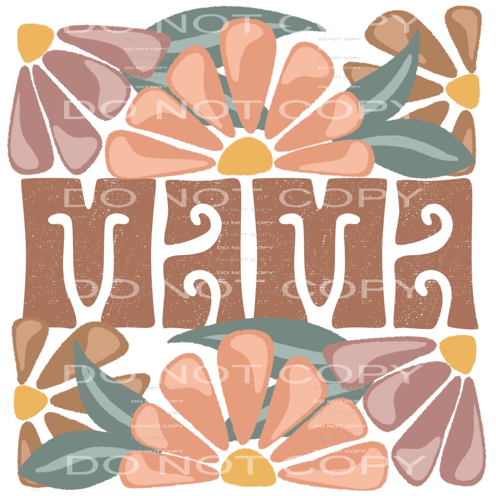 Mama #5768 Sublimation transfers - Heat Transfer Graphic Tee