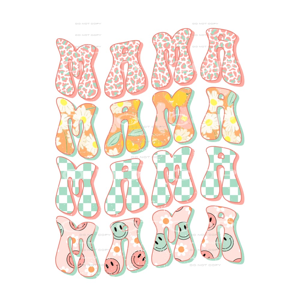 mama #6482 Sublimation transfers - Heat Transfer