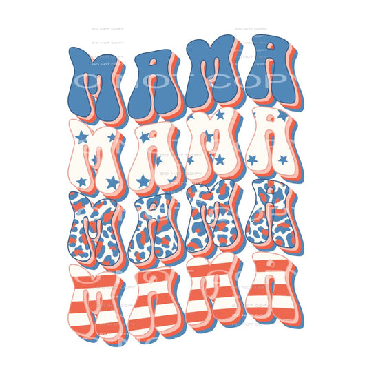 mama #6822 Sublimation transfers - Heat Transfer